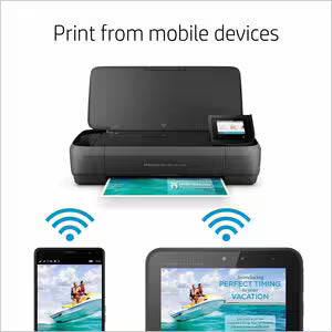 HP OfficeJet 250 Wireless Mobile All-in-One Printer (Print, Scan, Copy, Wi-Fi, USB, 4800×1200 DPI)
