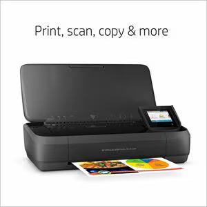 HP OfficeJet 250 Wireless Mobile All-in-One Printer (Print, Scan, Copy, Wi-Fi, USB, 4800×1200 DPI)