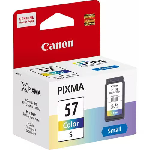Canon CL-57S Original Inkjet Ink Cartridge - Yellow, Cyan, Magenta - 1 Pack