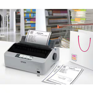 Epson LQ-310 24-pin Dot Matrix Printer - Monochrome - 80 Column - 416 cps Mono - 363.22 mm, 91.44 mm, 104.14 mm, 558.80 mm Width x 256.54 mm, 165.10 mm, 241.30 mm, 254 mm Length - USB - Parallel - Serial