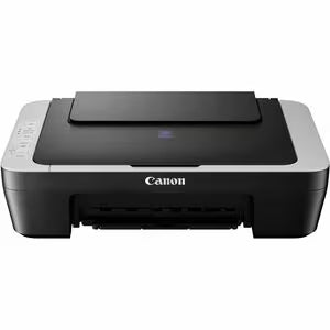 Canon PIXMA E410 All-in-One Inkjet Printer (Print, Scan, Copy, Auto Duplex, USB, 4800×1200 DPI, Grey)