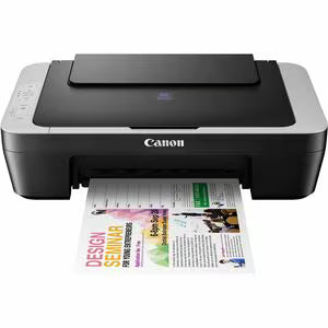 Canon PIXMA E410 All-in-One Inkjet Printer (Print, Scan, Copy, Auto Duplex, USB, 4800×1200 DPI, Grey)