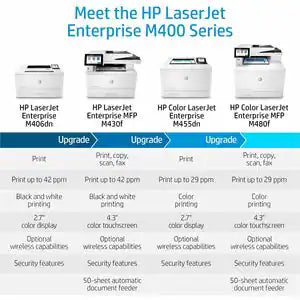 HP Color LaserJet Enterprise M455dn Printer (27 PPM, Auto Duplex, Ethernet, USB)