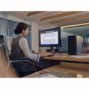 HP ProDesk 4 G1i Desktop Computer - Intel Core Ultra 5 2nd Gen 235 - 16 GB - 1 TB PCI Express NVMe SSD - Tower - Jack Black - Intel Q870 Chip - Windows 11 Pro - Intel DDR5 SDRAM - Wi-Fi 6E (IEEE 802.11ax) - 180 W