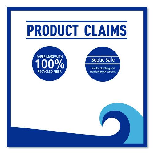 Two-Ply Toilet Tissue, Septic Safe, White, 400 Sheets/Roll, 96 Rolls/Carton