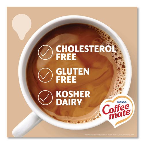 Liquid Coffee Creamer, Original, 0.38 oz Mini Cups, 50/Box