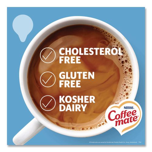 Liquid Coffee Creamer, Zero Sugar French Vanilla, 0.38 oz Mini Cups, 50/Box