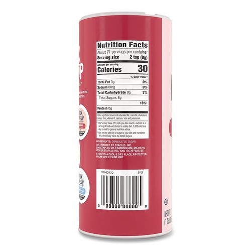 Pure Sugar Cane, 20 oz Canister, 3/Pack