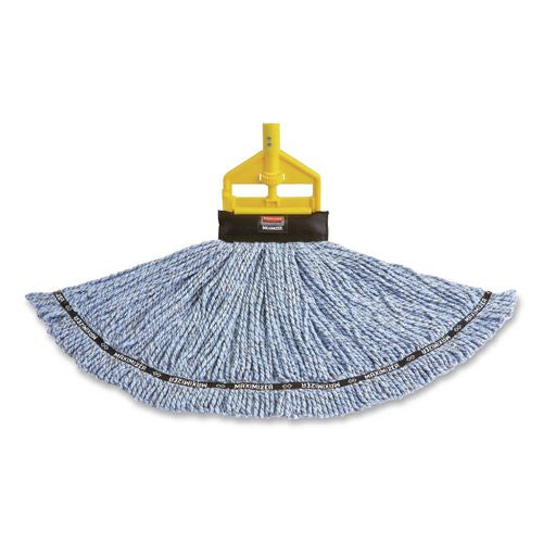 Invader Fiberglass Side-Gate Wet-Mop Handle, 60", Gray/Yellow