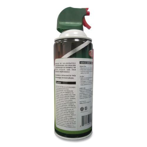 Industrial Strength Compressed Air Duster Cleaner, 10 oz Can, 12/Carton