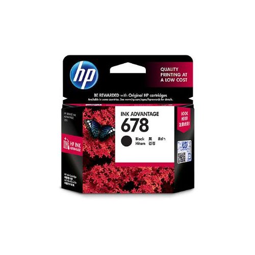 HP 678 Original Inkjet Ink Cartridge - Black Pack - 480 Pages
