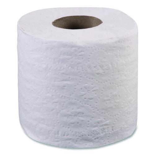 Two-Ply Toilet Tissue, Septic Safe, White, 400 Sheets/Roll, 96 Rolls/Carton