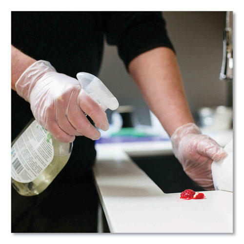 Industrial Vinyl Gloves, Powder-Free, X-Large, 3 mil Thick, 9.5" Long, Clear, 100/Box, 10 Boxes/Carton